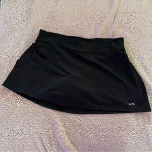 black champion (C9) tennis skort
